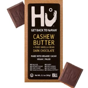 vegan gluten free organic hu cashew butter dark chocolate bar