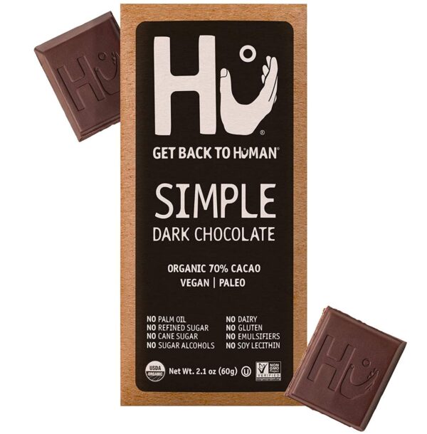 Hu vegan gluten-free 70% dark chocolate bar