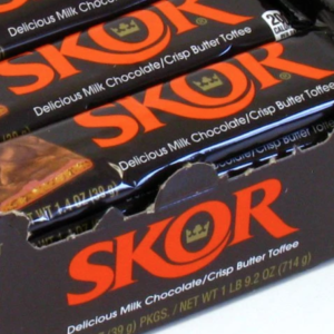 skor candy bars gluten free box of 18