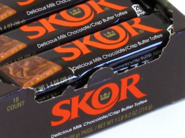 skor candy bars gluten free box of 18