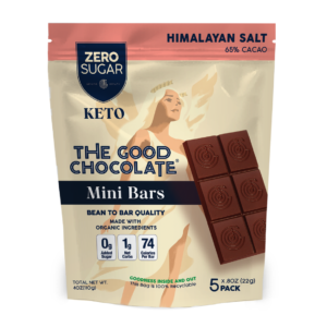 chocolate himalayan salt mini bar 5 pack vegan