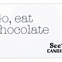 see's candies gift cards gluten free chocolate gift