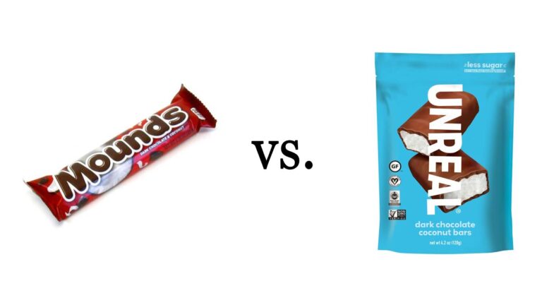 Chocolate Review: Mounds vs. UNREAL Dark Chocolate Coconut Bars