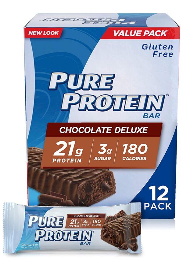 pure protein chocolate deluxe protein bars