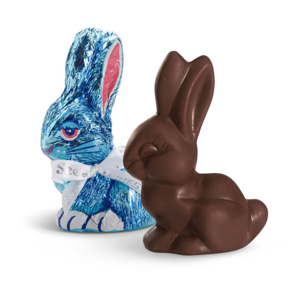 dark chocolate bunny easter candy see's
